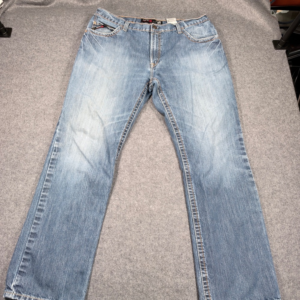 Ariat FR M4 Relaxed Boot Cut Jeans Mens 40x34 Blue Denim CAT 2 Flame Resistant
